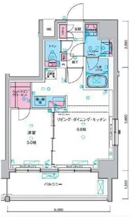 ジェノヴィア両国IVスカイガーデン【4階】の間取り