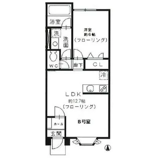 東京都杉並区今川1【アパート】の間取り
