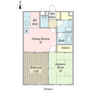 クミエル【1階】の間取り