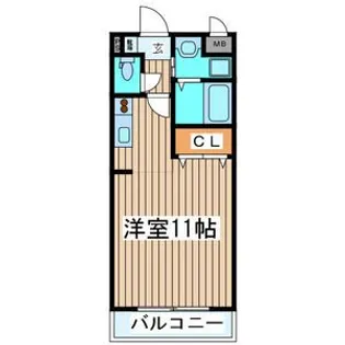 レーベンス柏木【3階】の間取り