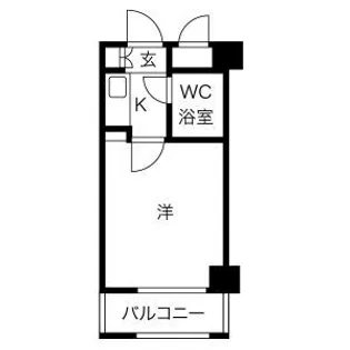 クリオ石川台壱番館【4階】の間取り