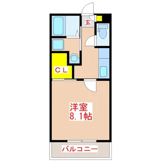 All Blue【4階】の間取り