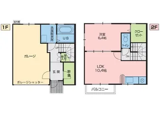 コーポ20Tの間取り
