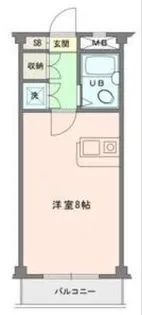 ワコーレエレガンス竹ノ塚【1階】の間取り