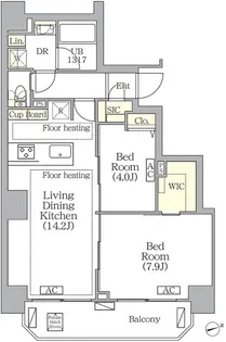 東京都港区南青山7【マンション】の間取り