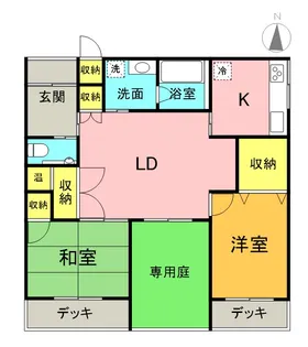 福島県郡山市小原田3【一戸建】の間取り