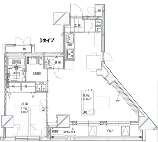 THE CARAMEL CLUTCH【5階】の間取り