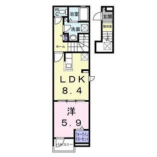 東京都町田市相原町【アパート】の間取り
