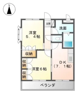 サンシャイン・コーダ【2階】の間取り