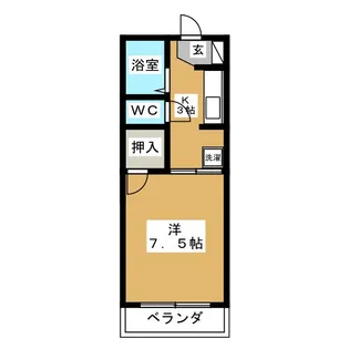 グリーンコーポ西大垣 B【2階】の間取り