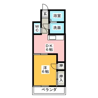 ミレニアム【3階】の間取り
