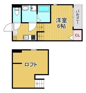 大阪府大阪市旭区高殿7【アパート】の間取り