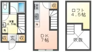 casacozy寺家駅前【1階】の間取り
