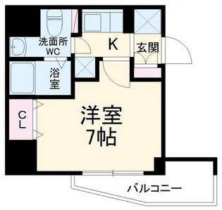 S-RESIDENCE松戸【4階】の間取り