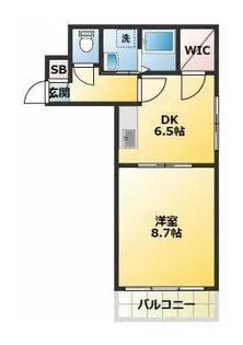 ヴェリテ有賀 アルガ【3階】の間取り