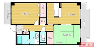 レーゼンハイムII【2階】の間取り