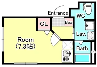 東京都荒川区東尾久3【マンション】の間取り