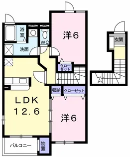 フォーリスト II【2階】の間取り