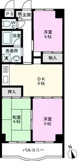 Blanche Neige【7階】の間取り