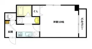 プランドール古市【1階】の間取り