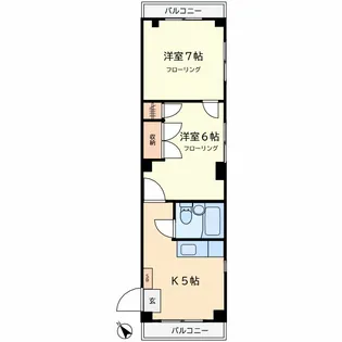シイバシハイツ【3階】の間取り