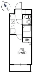 リアン駅前マンション【2階】の間取り