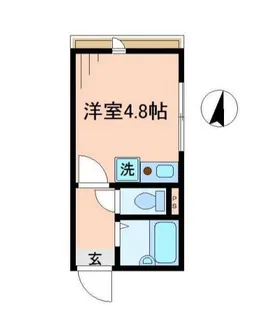 東京都練馬区平和台1【アパート】の間取り