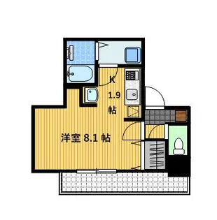 グランポルト樺島【6階】の間取り