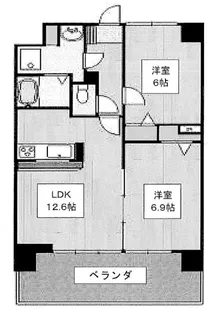 東京都練馬区高松5【マンション】の間取り