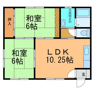 高橋マンション【2階】の間取り