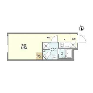 東京都渋谷区上原2【マンション】の間取り