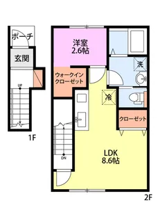 メゾン・ドゥ・イロンデール【2階】の間取り