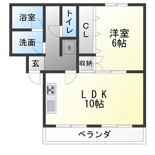 齊藤パピルス【3階】の間取り