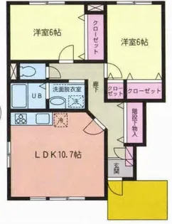 カルダカーサ【1階】の間取り