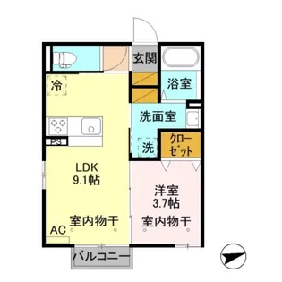 アトリオ【2階】の間取り