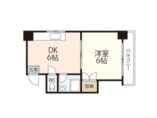 1975bldg.昭和町【4階】の間取り