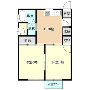 パークハイツ【1階】の間取り