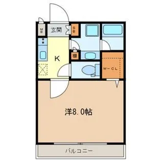 エイトガーデン【1階】の間取り