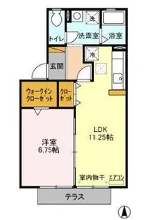 アルカンシェル【1階】の間取り