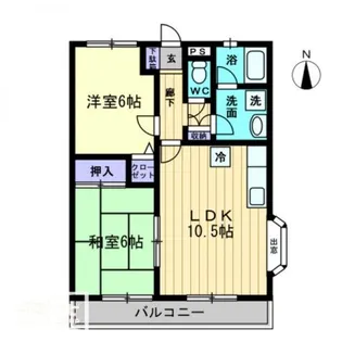 グレースハタオカ【3階】の間取り