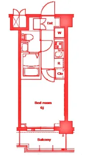パティーナ川崎【4階】の間取り