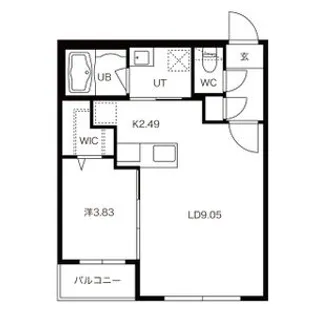 ARISTO北7条【3階】の間取り