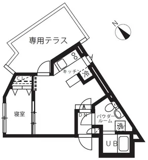 ジェイエムケー田園調布【1階】の間取り