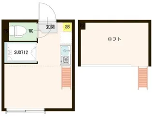 東京都中野区南台4【アパート】の間取り