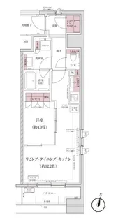 パークアクシス仙台西公園【10階】の間取り