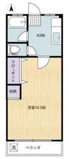 小倉第一ハイコーポ【2階】の間取り