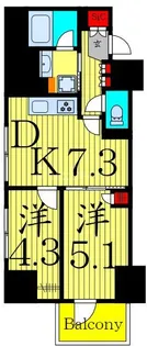 ザ・ライオンズフォーシア町屋【14階】の間取り