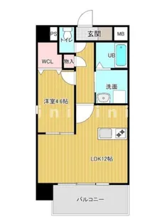 熊本県熊本市中央区新町3【マンション】の間取り