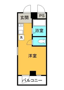 徳島県徳島市山城西4【マンション】の間取り