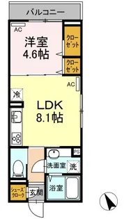 Casa Hermosa【2階】の間取り